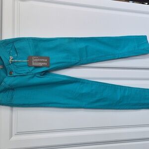NWT American Style Denim Iris Teal Skinny Jeans Size 3 29waist